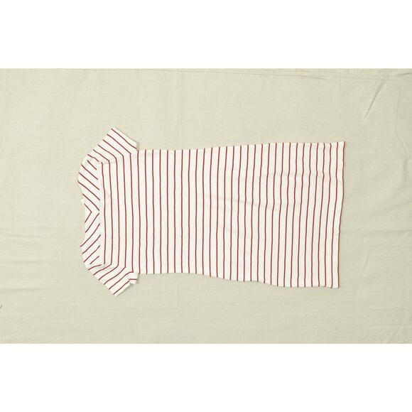 Talbots Women's Shift Dress White Red Petite Size Sp Cotton Short Sleeve NEW - Picture 7 of 8